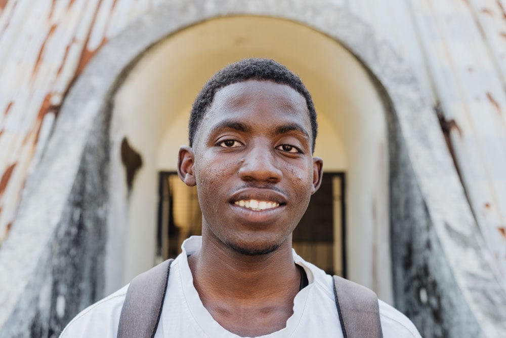 Tojo struggled with cataracts that stole his vision. Free surgery with Mercy Ships changed his future.