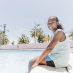 Ifaliana's favorite past time is swimming, but a hernia kept her from getting in the pool.