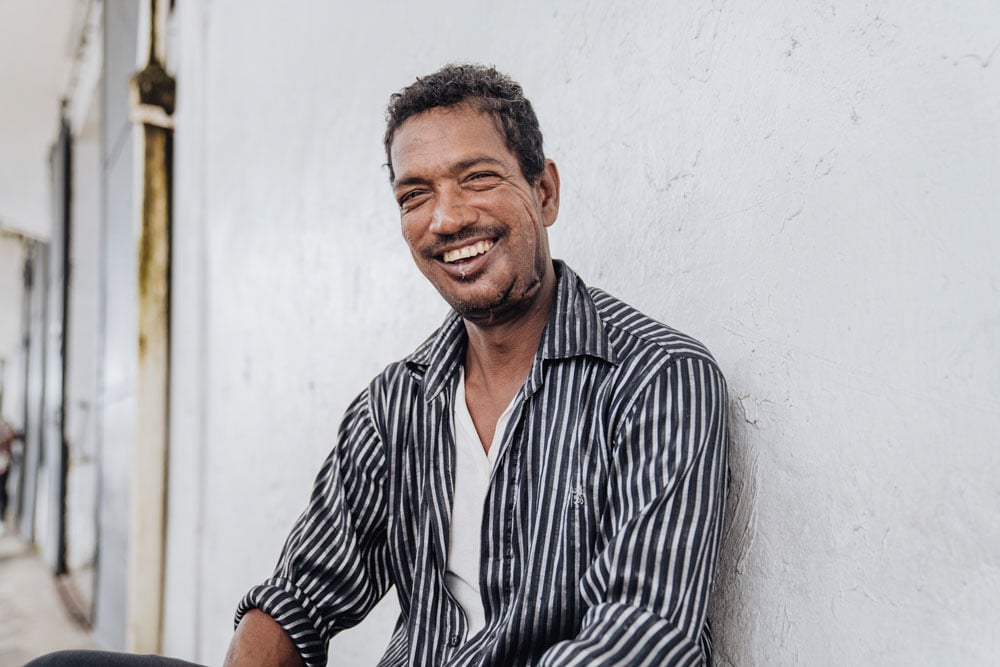 Thierry spent more than a decade under the weight of a tumor. Free surgery with Mercy Ships removed his burden at last.