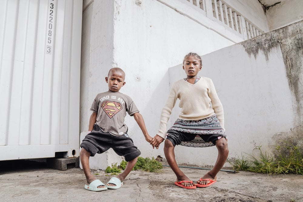 Arla and Elidiot both struggled with bowed legs, making their steps slow and painful.